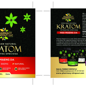 Red Maeng Da Kratom – Wild-harvested – Flagship Product – Store Label – Powder AND Capsules